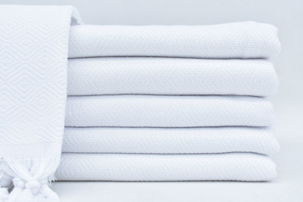 VENICE WHITE TURKISH TOWEL